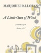 A Little Gust of Wind SATB choral sheet music cover